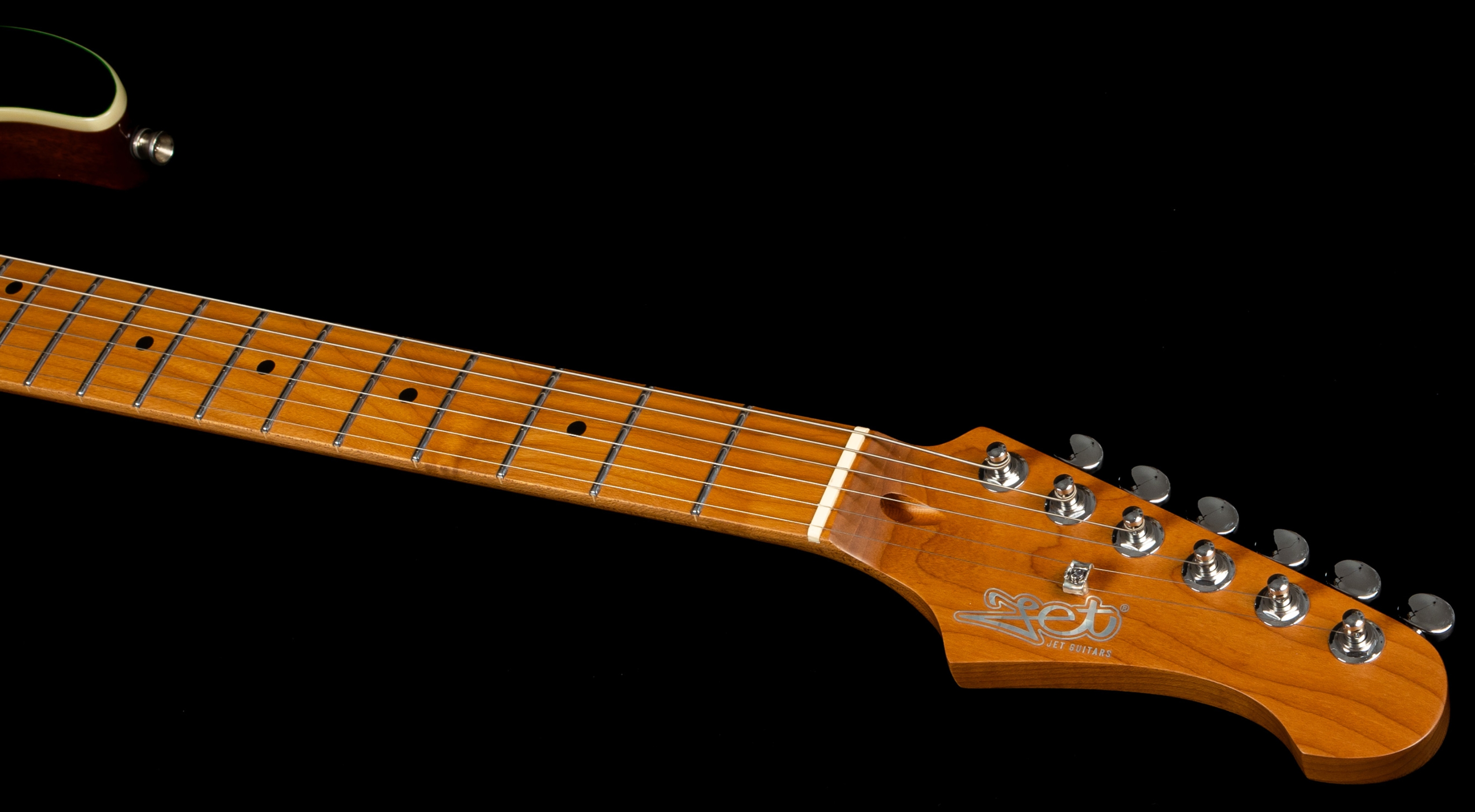 Jet Guitars Js600 Tgr Trem Hss Mn - Transparent Green - E-Gitarre in Str-Form - Variation 5