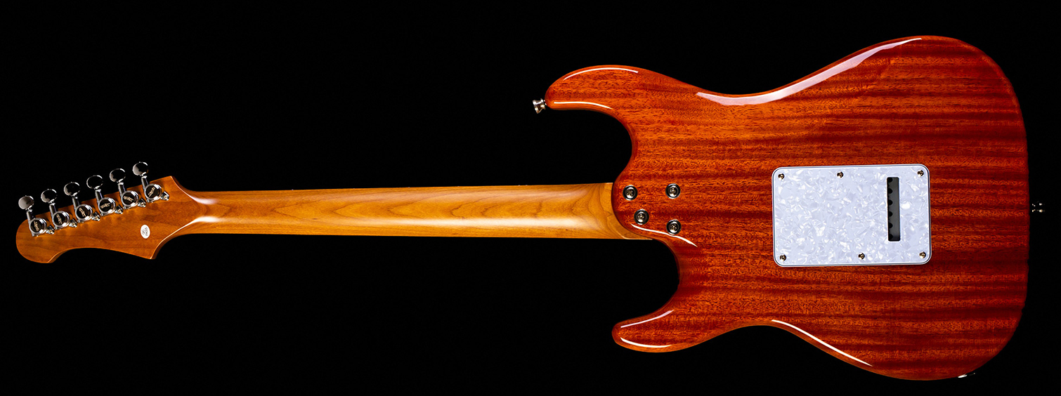 Jet Guitars Js600 Trs Trem Hss Mn - Transparent Red - E-Gitarre in Str-Form - Variation 1