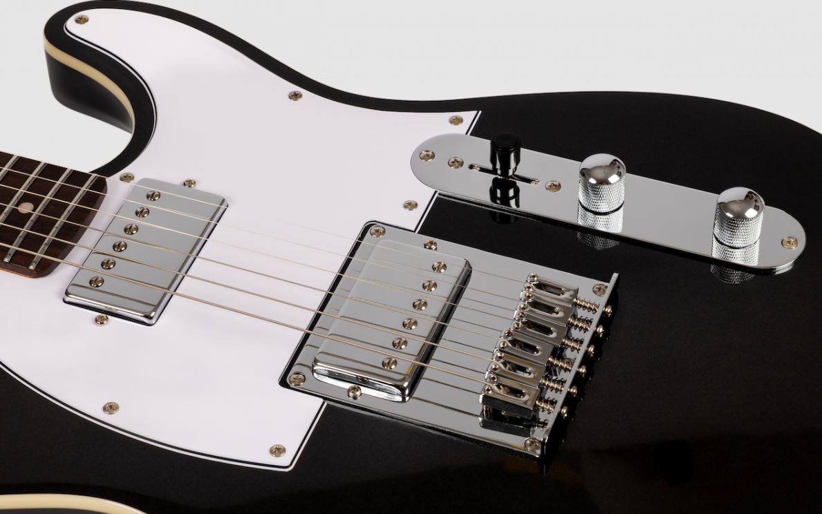 Jet Guitars Jt350 Bk R Hh Ht Rw - Black - E-Gitarre in Teleform - Variation 3