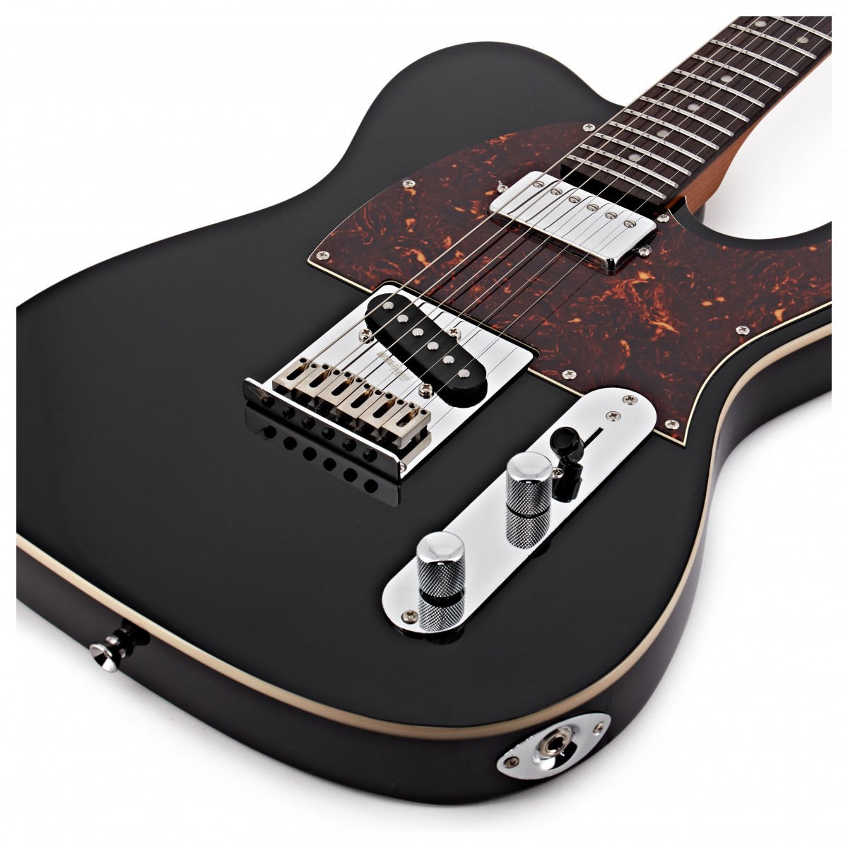 Jet Guitars Jt350 Bk R Hs Ht Rw - Black - E-Gitarre in Teleform - Variation 3
