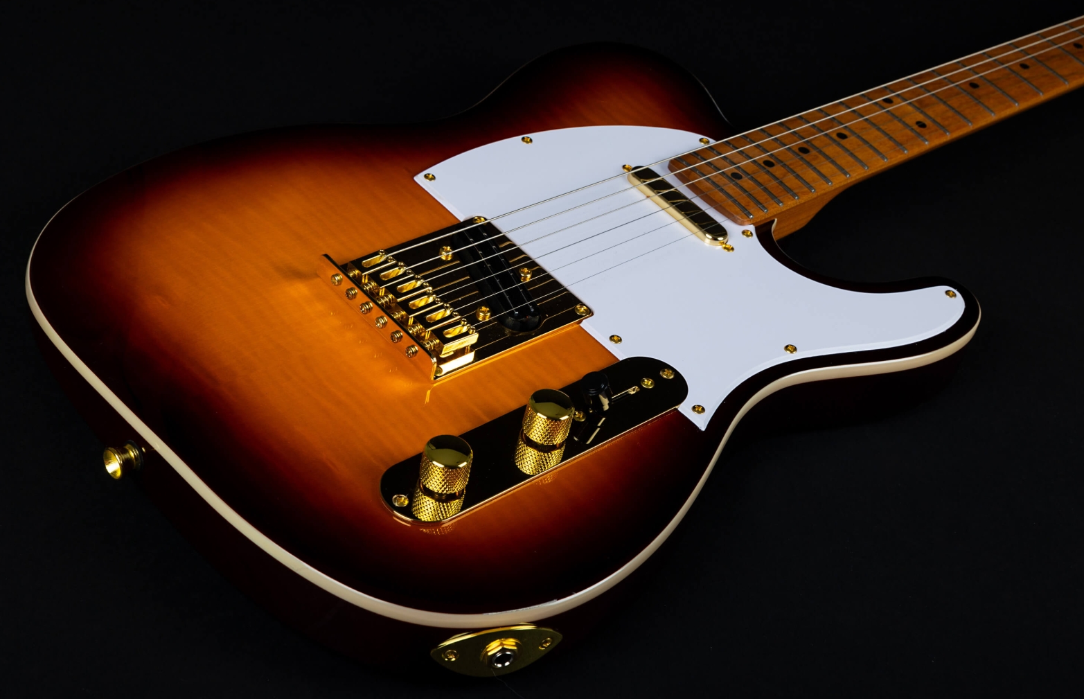 Jet Guitars Jt600 Bs G Hs Ht Gh Mn - Tobacco Burst - E-Gitarre in Teleform - Variation 3