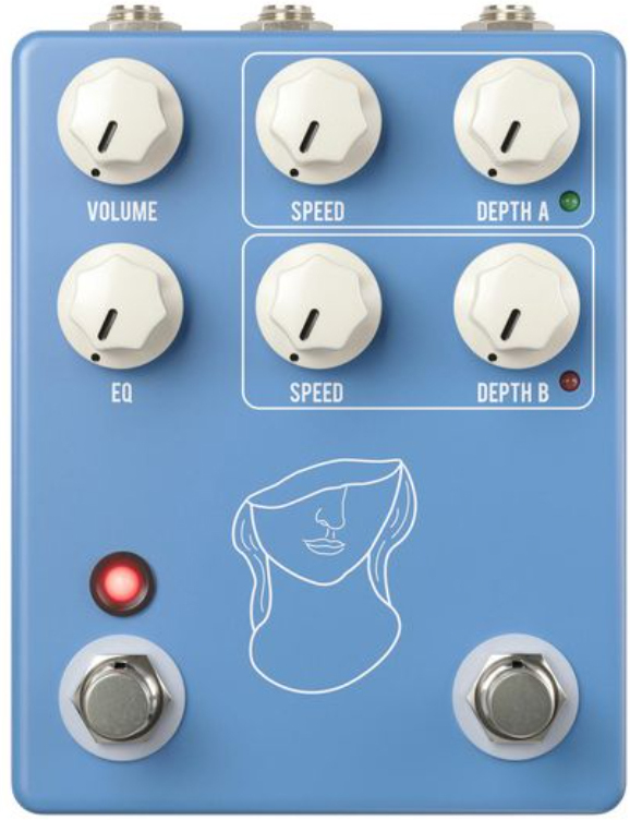 Jhs Madison Cunningham Artificial Blonde Vibrato Signature - Modulation/Chorus/Flanger/Phaser & Tremolo Effektpedal - Main picture
