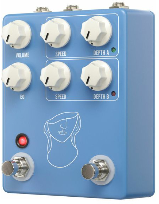 Jhs Madison Cunningham Artificial Blonde Vibrato Signature - Modulation/Chorus/Flanger/Phaser & Tremolo Effektpedal - Variation 1