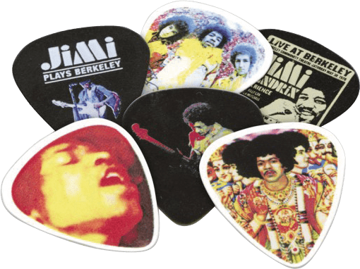Jim Dunlop Jimi Hendrix Jh-pt01m Experienced (lot De 12) - Plektren - Variation 1