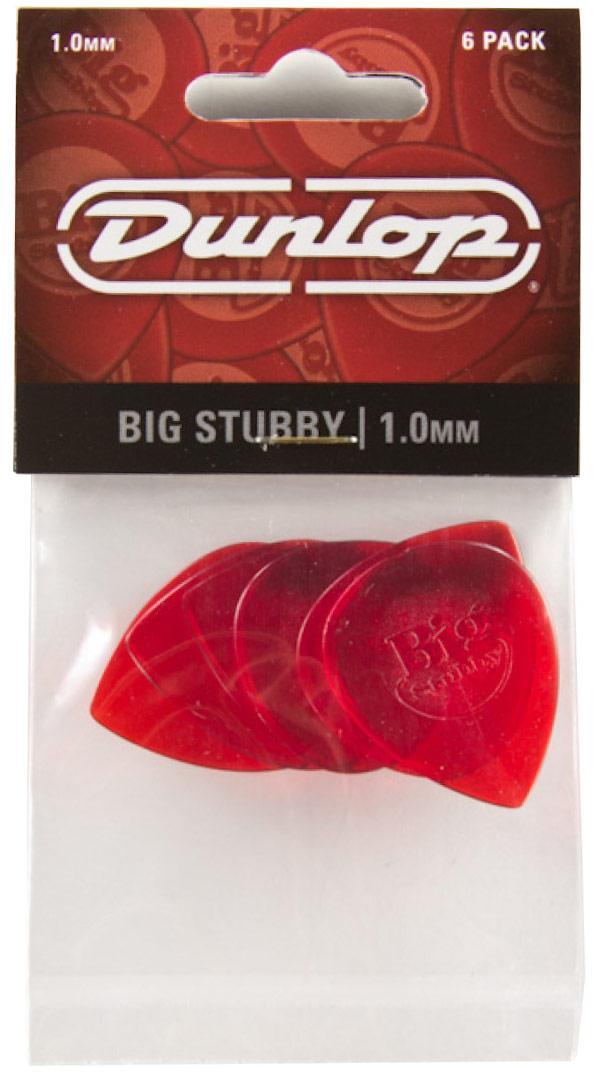 Plektren Jim dunlop 475P1 Big Stubby 1mm Player's Pack Set (x6)