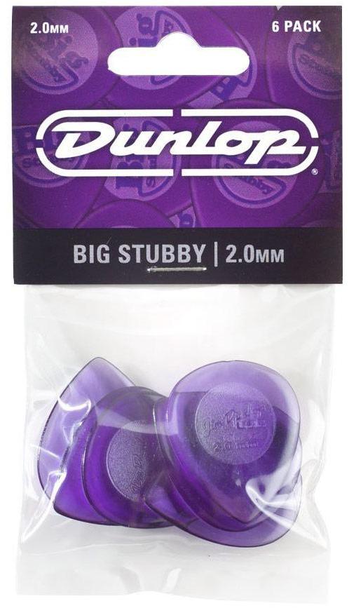 Plektren Jim dunlop 475P2 Big Stubby 2mm Player's Pack Set (x6)