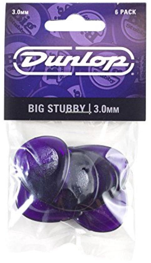 Plektren Jim dunlop 475P3 Big Stubby 3mm Player's Pack Set (x6)
