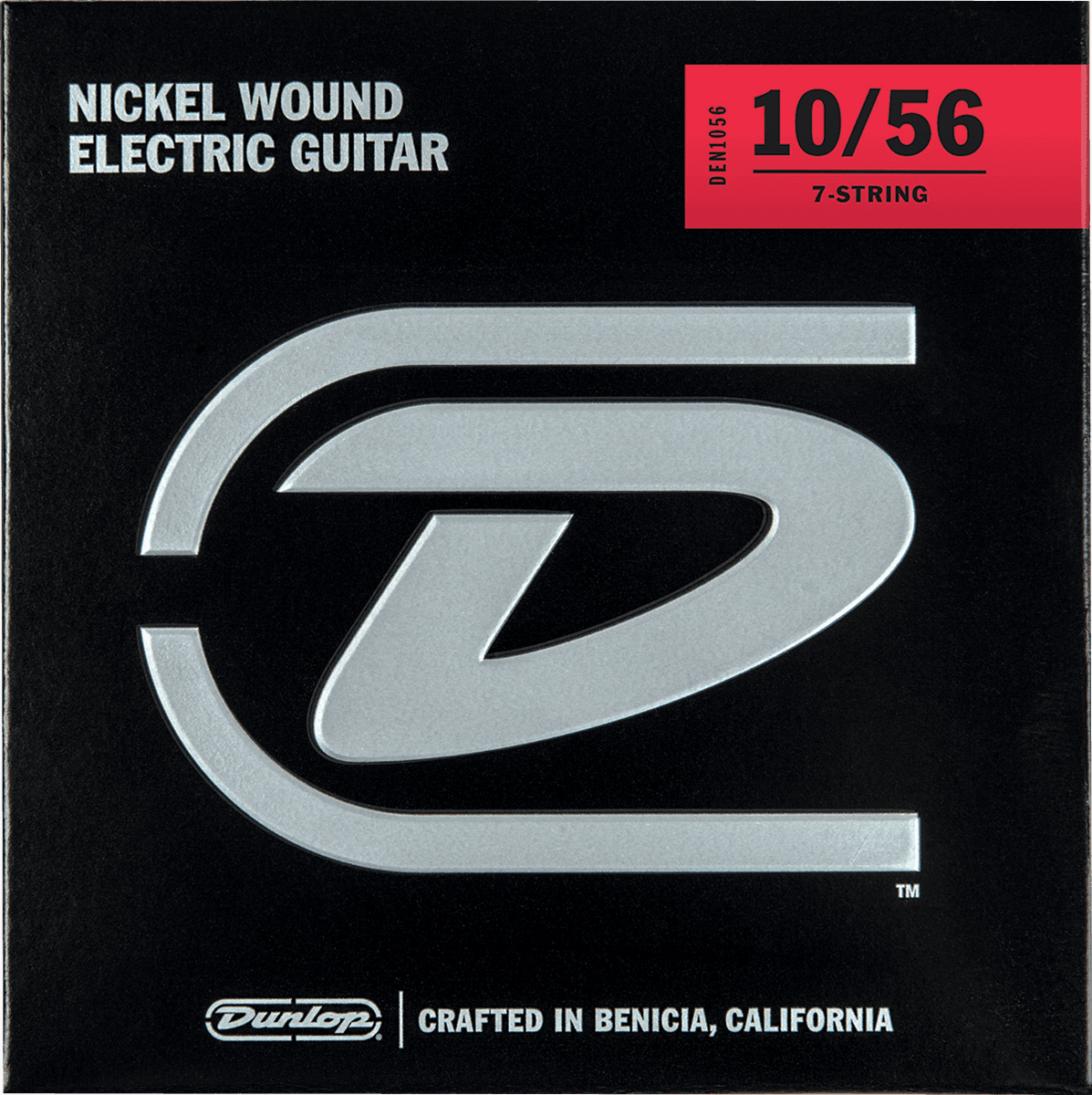 Jim Dunlop Den1056 7-string Performance+ Nickel Wound Electrique Guitar 7c Light 10-56 - E-Gitarren Saiten - Main picture