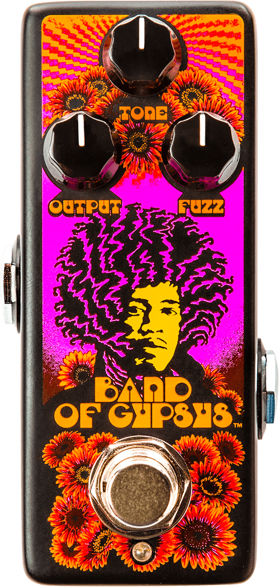 Jim Dunlop Jimi Hendrix Band Of Gypsys Fuzz Jhms4 - Overdrive/Distortion/Fuzz Effektpedal - Main picture