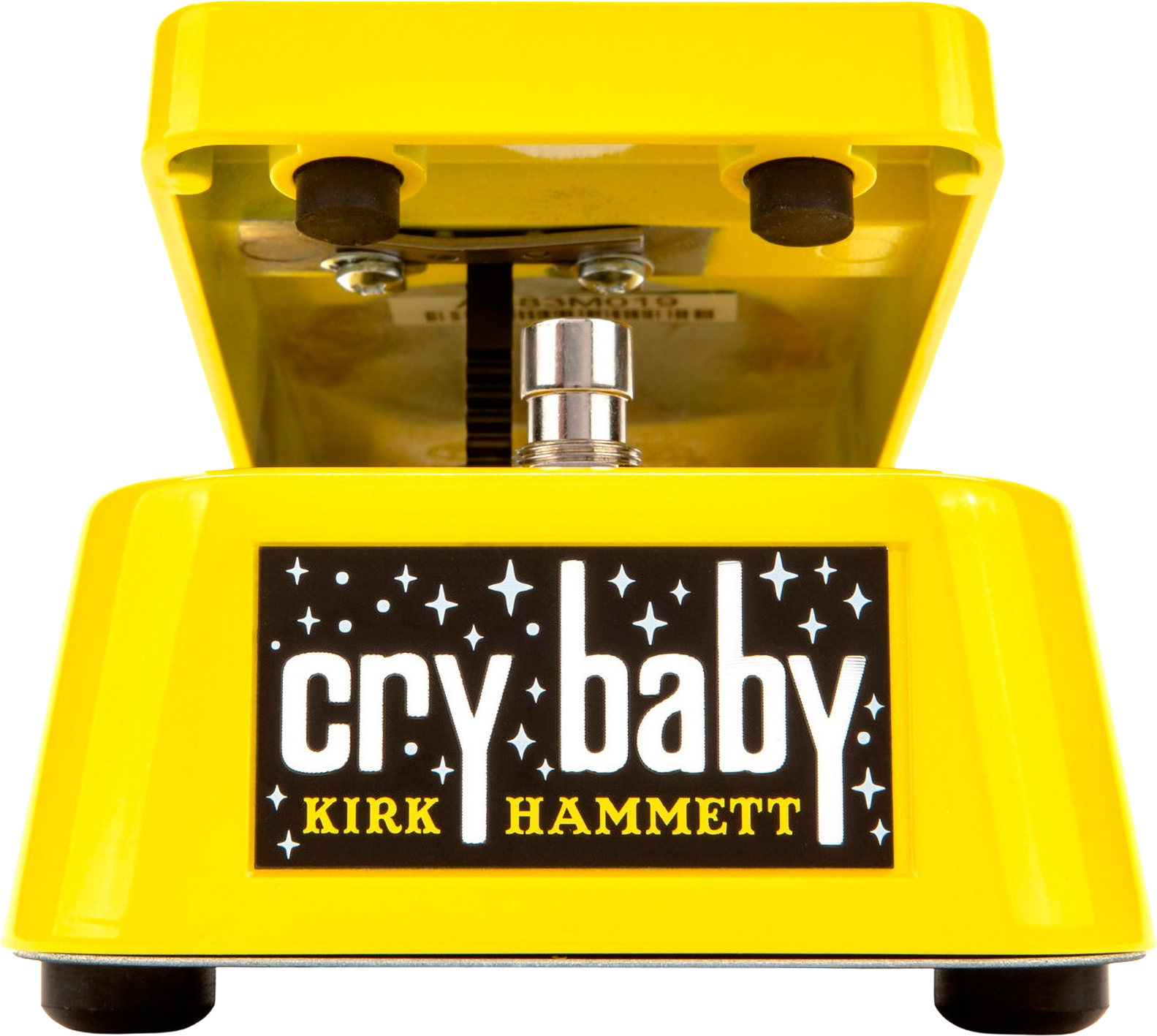 Jim Dunlop Kirk Hammett Cry Baby Wah Kh95y Signature Yellow Sparkle Edition - Wah/Filter Effektpedal - Main picture