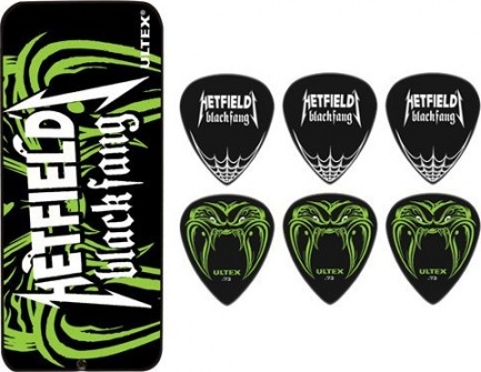 Jim Dunlop Lot De 6 James Hetfield Blackfang Ultex Collector Box 0.73mm - Plektren - Main picture