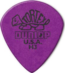 Plektren Jim dunlop Tortext Jazz III 472RH3 - heavy 3