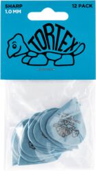Plektren Jim dunlop 412P100 Tortex Sharp Pack de 12 - 1.00mm