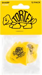 Plektren Jim dunlop 412P73 Tortex Sharp Pack de 12 - 0,73mm