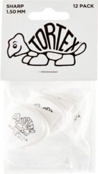 Plektren Jim dunlop 412P150 Tortex Sharp Pack de 12 - 1.50mm