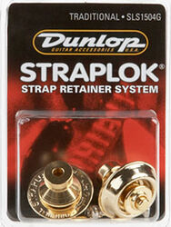 Gurthalteknöpfe Jim dunlop StrapLok Traditional Set SLS1504 - Gold