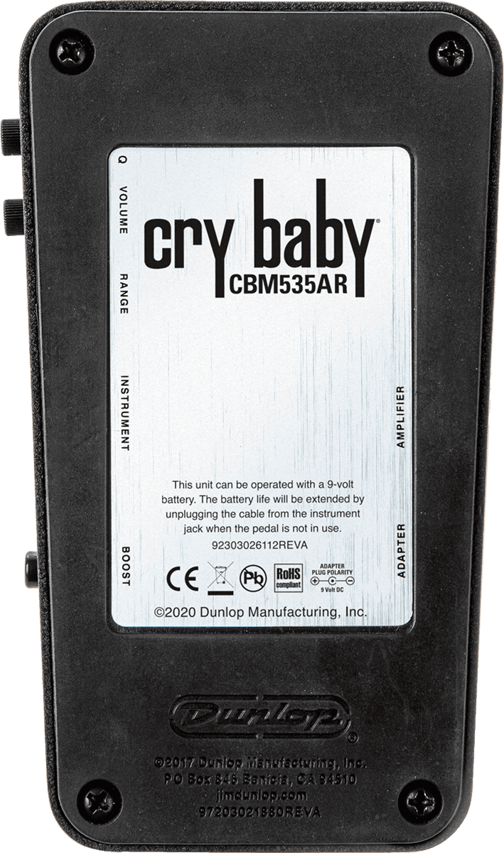 Jim Dunlop Cry Baby Mini 535q Auto Return - Wah/Filter Effektpedal - Variation 5