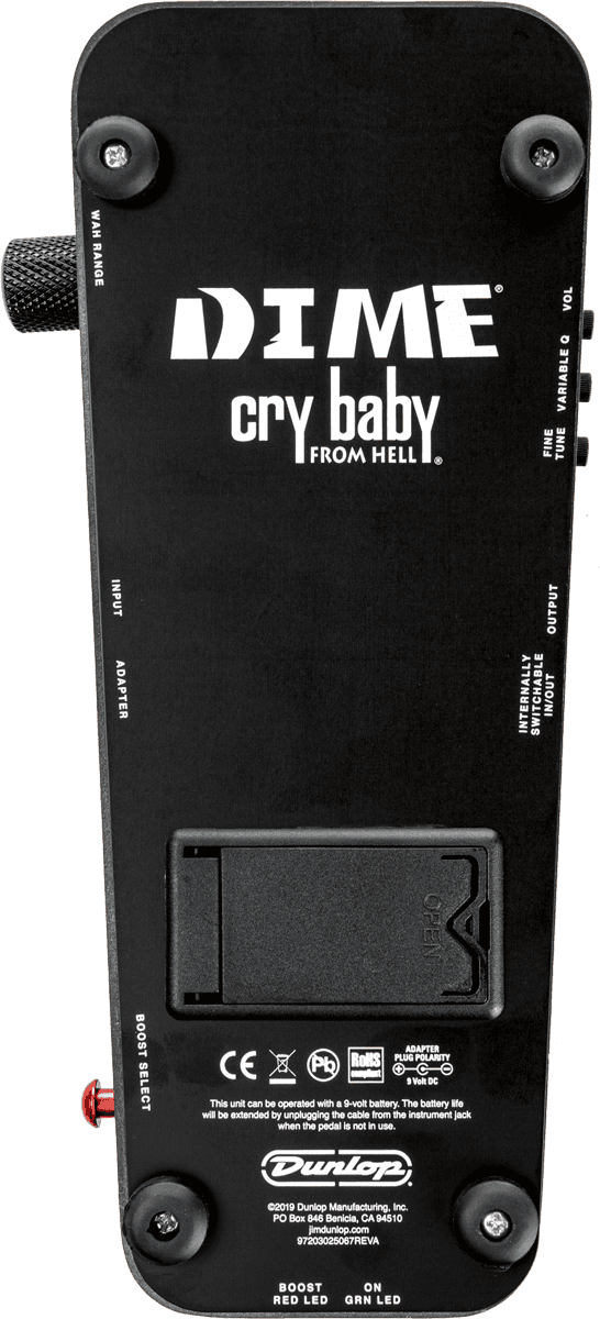 Jim Dunlop Dimebag Cry Baby From Hell Wah Db01b - Wah/Filter Effektpedal - Variation 2