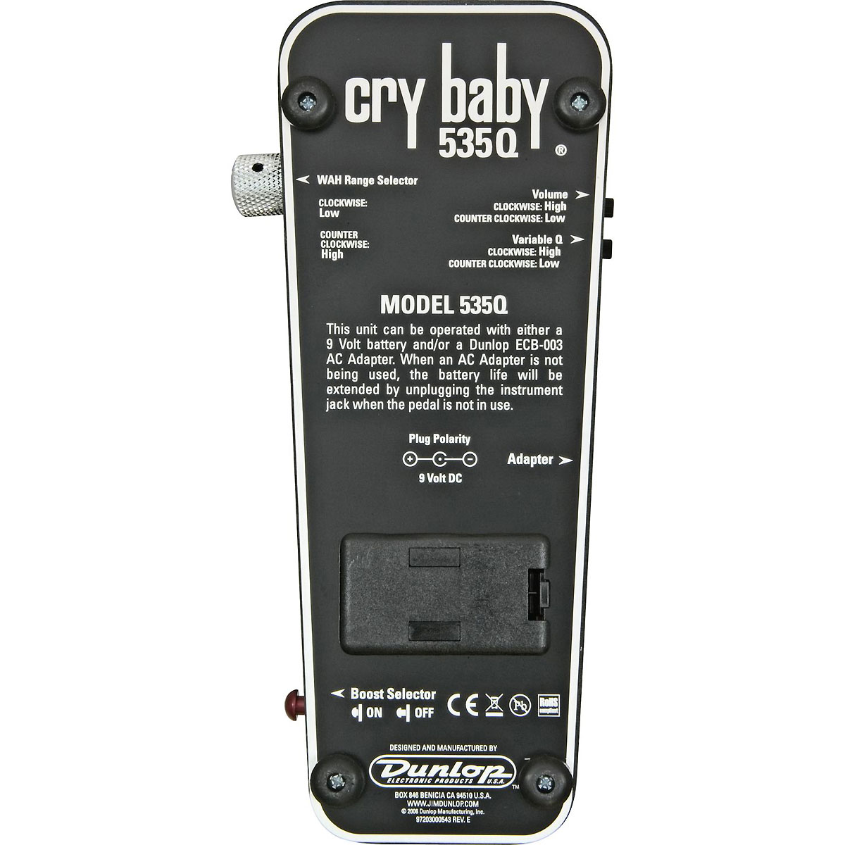 Jim Dunlop 535q Cry Baby Multi-wah - Wah/Filter Effektpedal - Variation 2