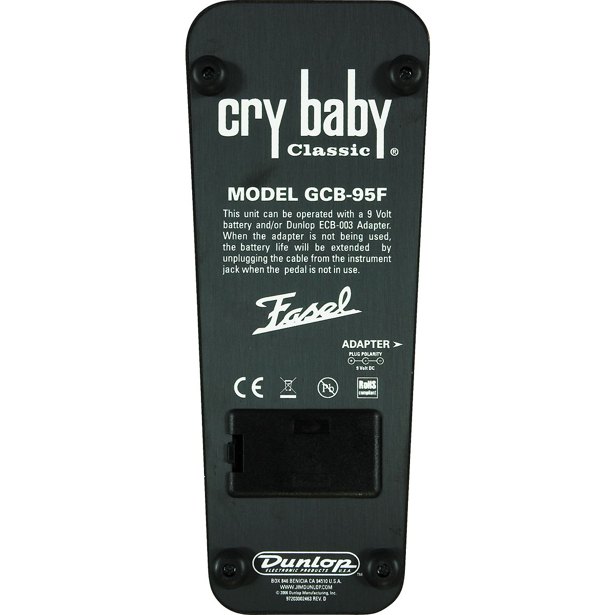 Jim Dunlop Cry Baby Classic Gcb95f - Wah/Filter Effektpedal - Variation 3