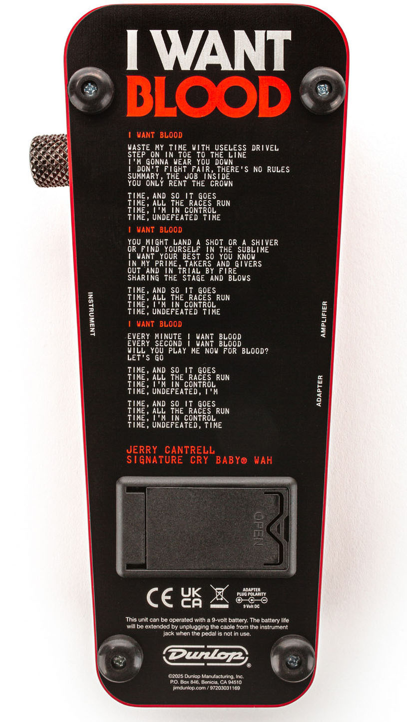 Jim Dunlop Jerry Cantrell Signature I Want Blood Edition - Modulation/Chorus/Flanger/Phaser & Tremolo Effektpedal - Variation 4
