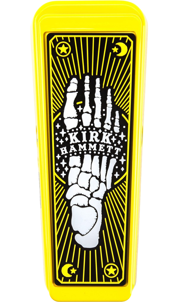Jim Dunlop Kirk Hammett Cry Baby Wah Kh95y Signature Yellow Sparkle Edition - Wah/Filter Effektpedal - Variation 2