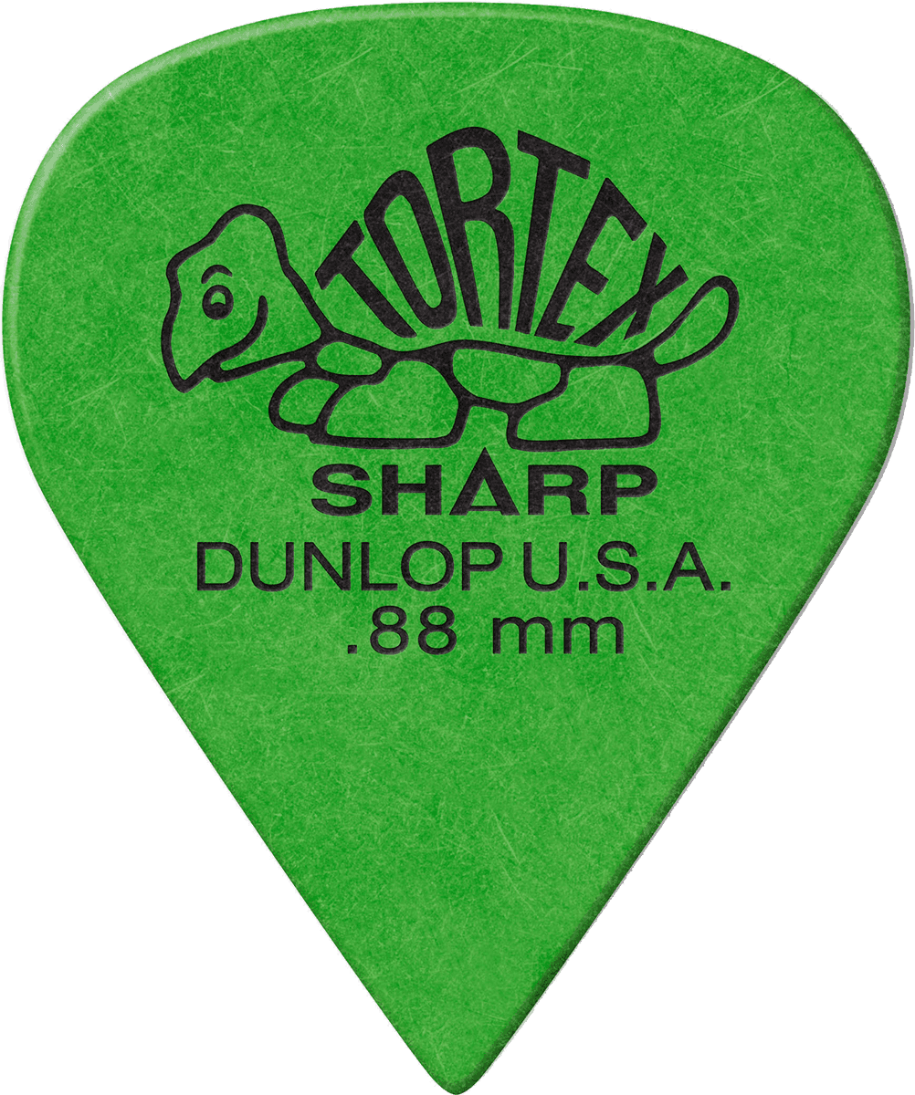 Jim Dunlop Tortex Sharp - 0.88mm Pack De 12 - Plektren - Variation 2