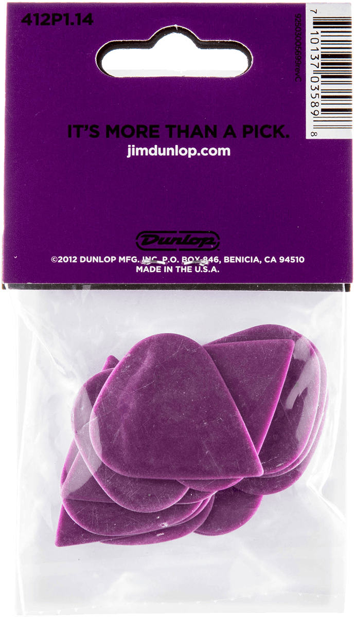 Jim Dunlop Tortex Sharp Pack De 12 - 1,14mm - Plektren - Variation 1