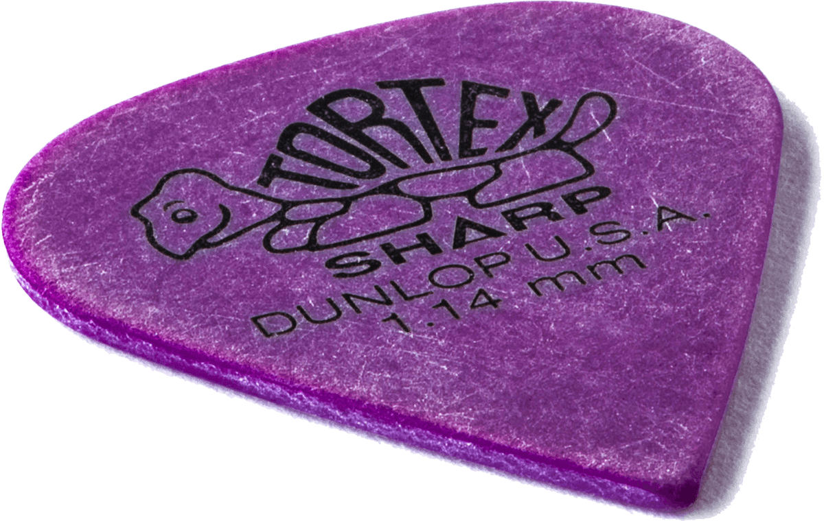 Jim Dunlop Tortex Sharp Pack De 12 - 1,14mm - Plektren - Variation 3