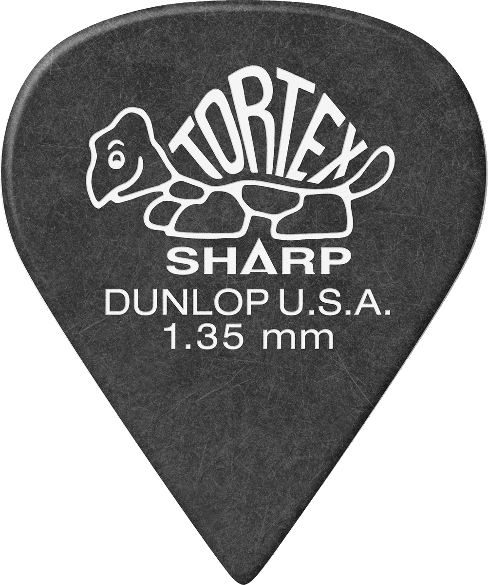 Jim Dunlop Tortex Sharp Pack De 12 - 1,35mm - Plektren - Variation 2