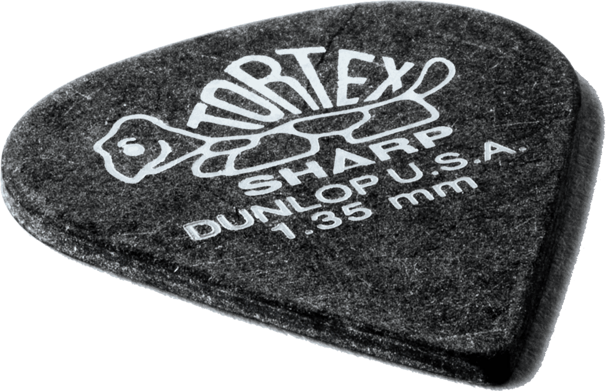 Jim Dunlop Tortex Sharp Pack De 12 - 1,35mm - Plektren - Variation 3