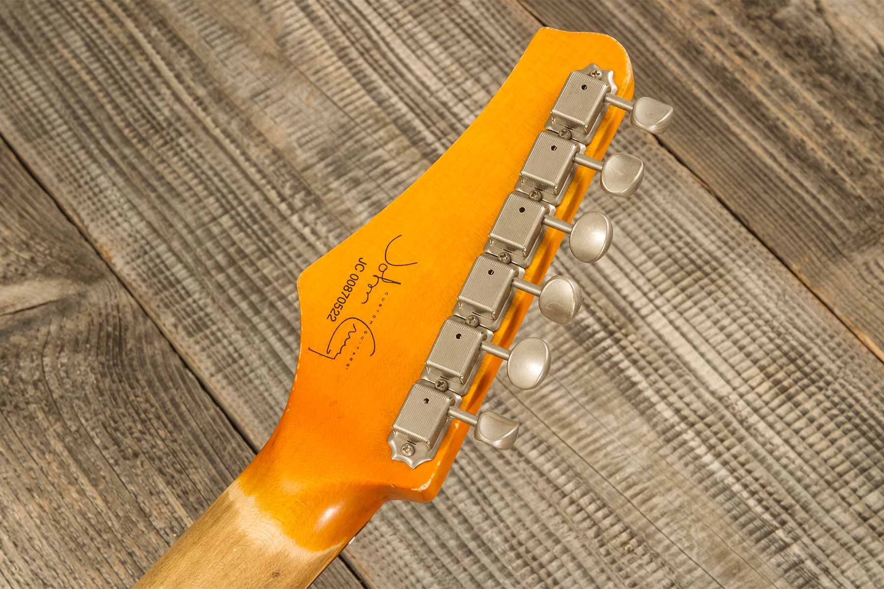 John Cruz Crossville St 3s Trem Rw #jc00870522 - Battle Axe Gulfstream Blue Metallic - E-Gitarre in Str-Form - Variation 10