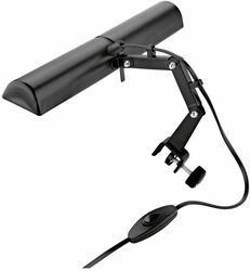 12260 Lampe noire double pour pupitre