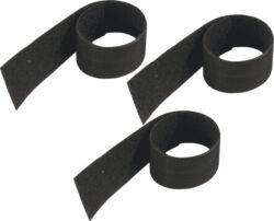 Lautsprecher ständer K&m 21403 Velcro serre Cable Noir (3 Pieces)