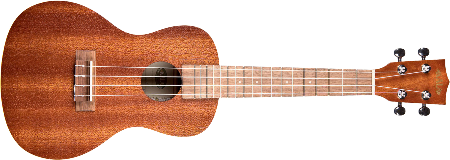 Kala Ka-c Satin Mahogany Concert Tout Acajou Lau +housse - Natural - Ukulele - Main picture