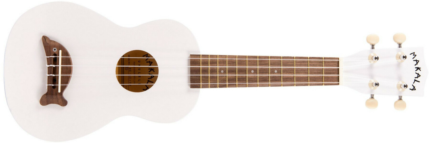 Kala Makala Dolphin Soprano - Dolphin Pearl White - Ukulele - Main picture