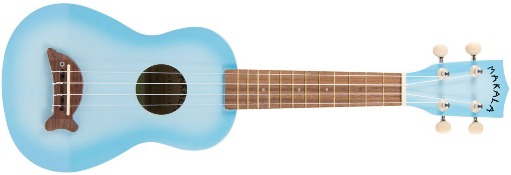 Kala Makala Dolphin Soprano - Light Blue Burst - Ukulele - Main picture