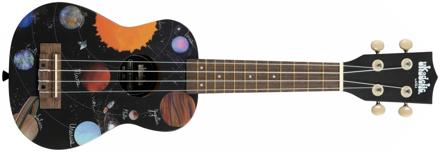 Kala Spaced Out Ukadelic Soprano - Multicolor - Ukulele - Main picture