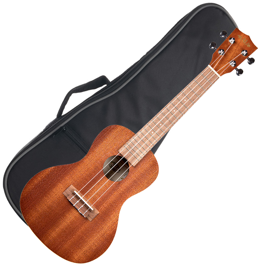 Kala Ka-c Satin Mahogany Concert Tout Acajou Lau +housse - Natural - Ukulele - Variation 1