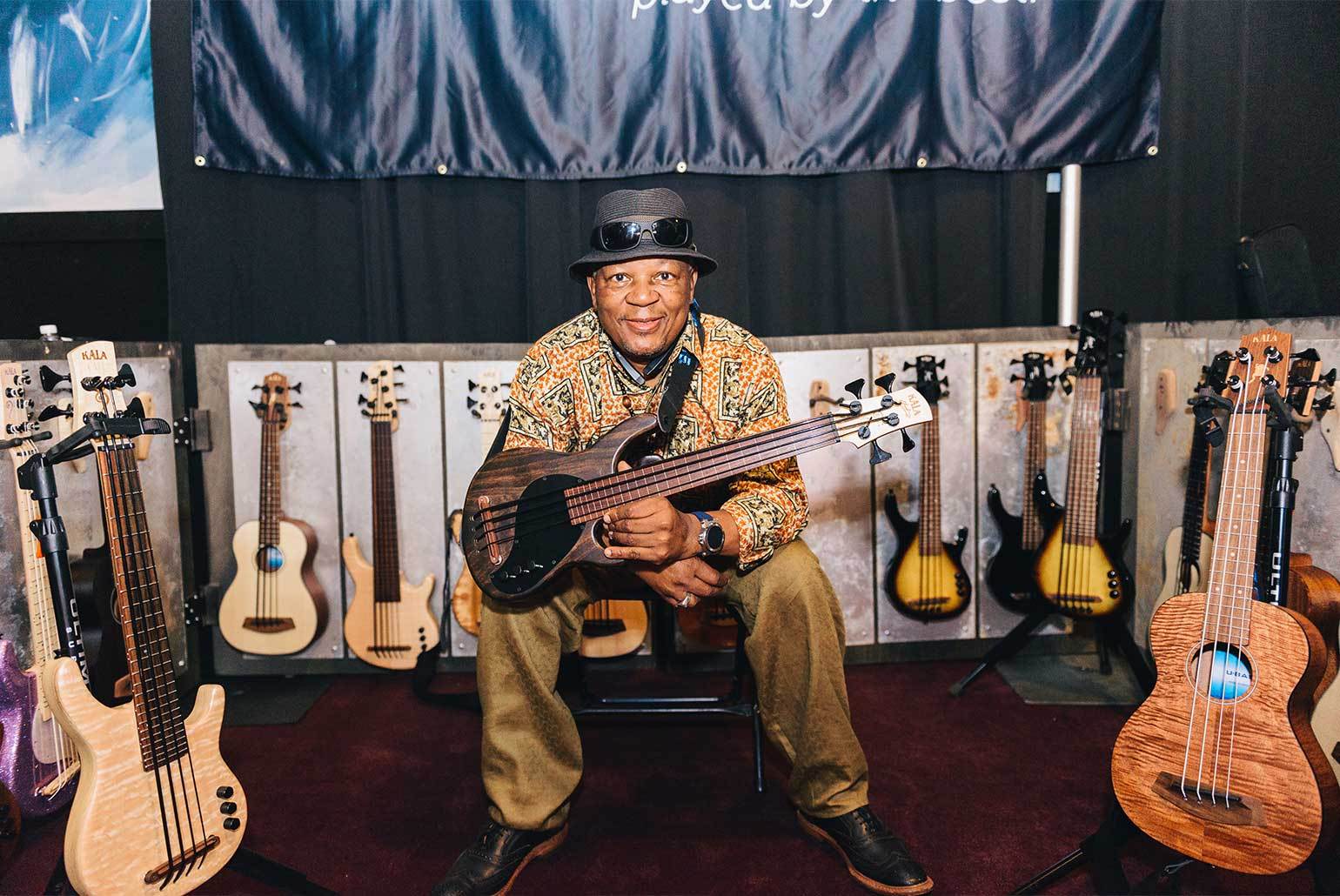 Kala Ubass-wndr-fs Wanderer Acoustic-electric U.bass Tout Acajou Lau - Natural Satin - Akustische Bass - Variation 4