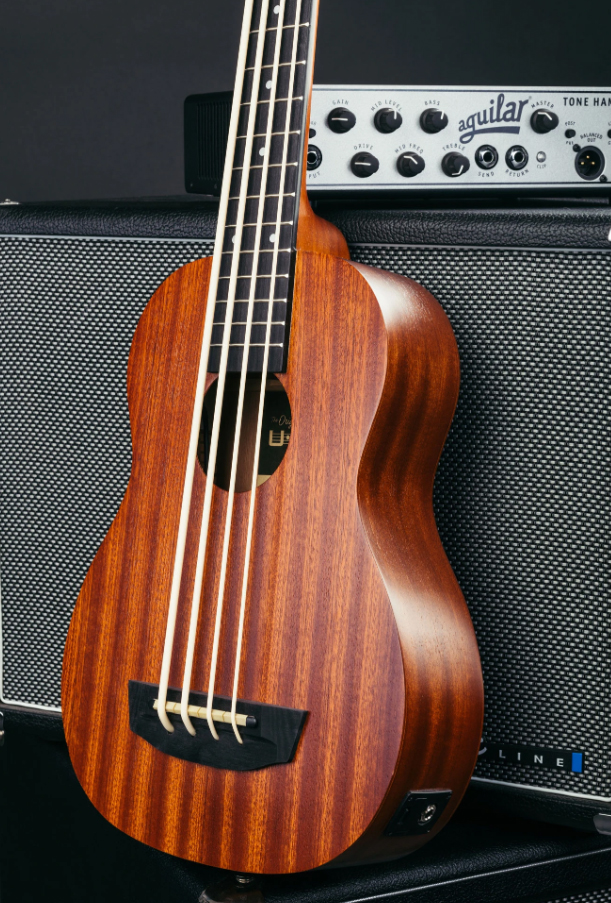 Kala Ubass-wndr-fs Wanderer Acoustic-electric U.bass Tout Acajou Lau - Natural Satin - Akustische Bass - Variation 3