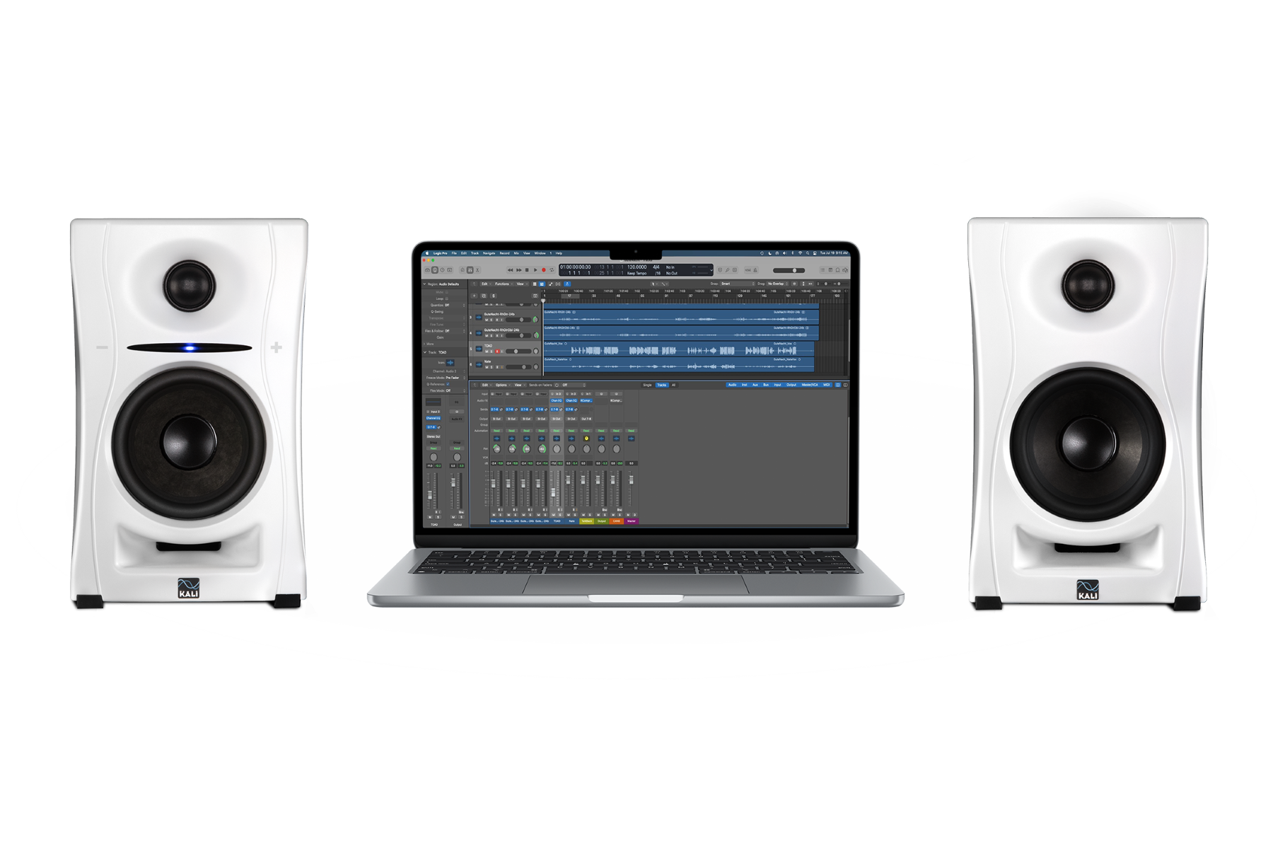 Kali Audio Lp-unf White - La Paire - Aktive studio monitor - Variation 2
