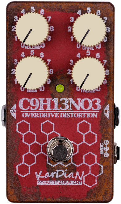 Kardian C9H13NO3 Adrenaline Distortion Fuzz Overdrive/distortion 