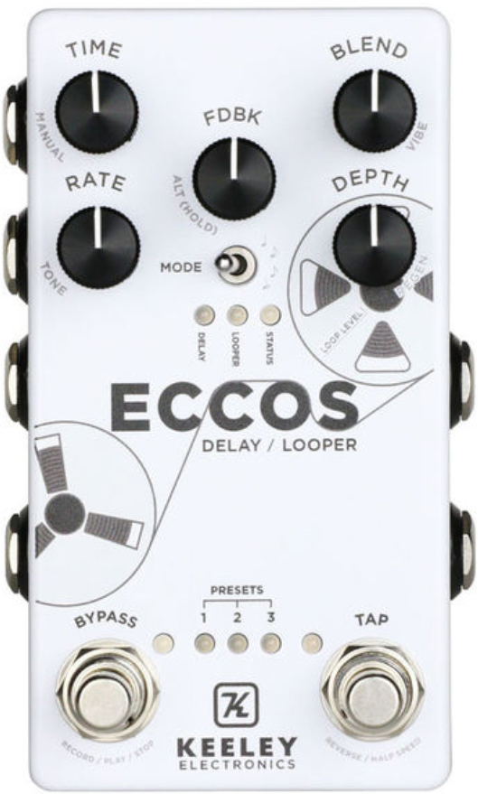 Keeley  Electronics Eccos Delay Looper - Reverb/Delay/Echo Effektpedal - Main picture