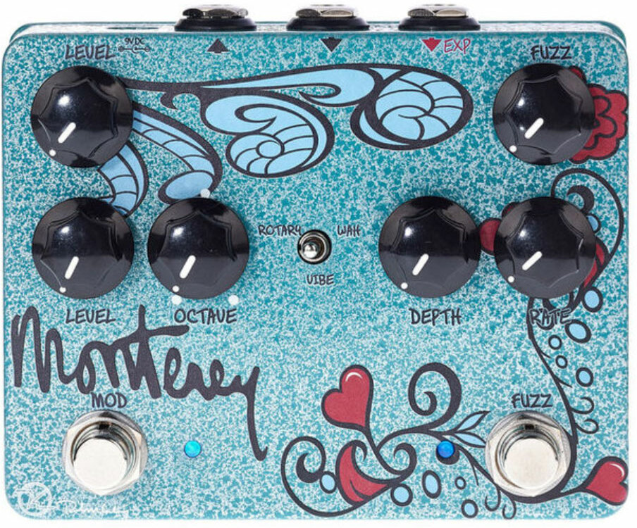 Keeley  Electronics Monterey Rotary Fuzz Vibe - Modulation/Chorus/Flanger/Phaser & Tremolo Effektpedal - Main picture