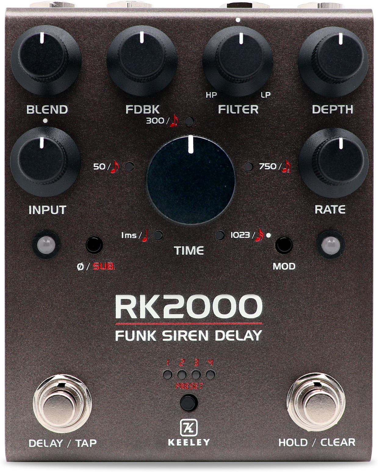 Keeley  Electronics Rk2000 Funk Siren Delay - Reverb/Delay/Echo Effektpedal - Main picture