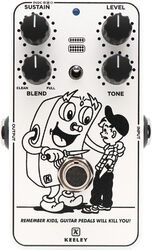 Kompressor/sustain/noise gate effektpedal Keeley  electronics Compressor Plus Custom Shop PWKY