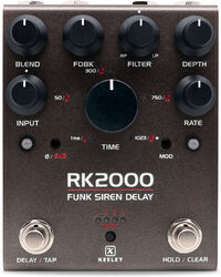 Reverb/delay/echo effektpedal Keeley  electronics RK2000 Funk Siren Delay