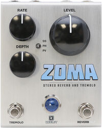 Reverb/delay/echo effektpedal Keeley electronics Zoma Stereo Reverb & Tremolo