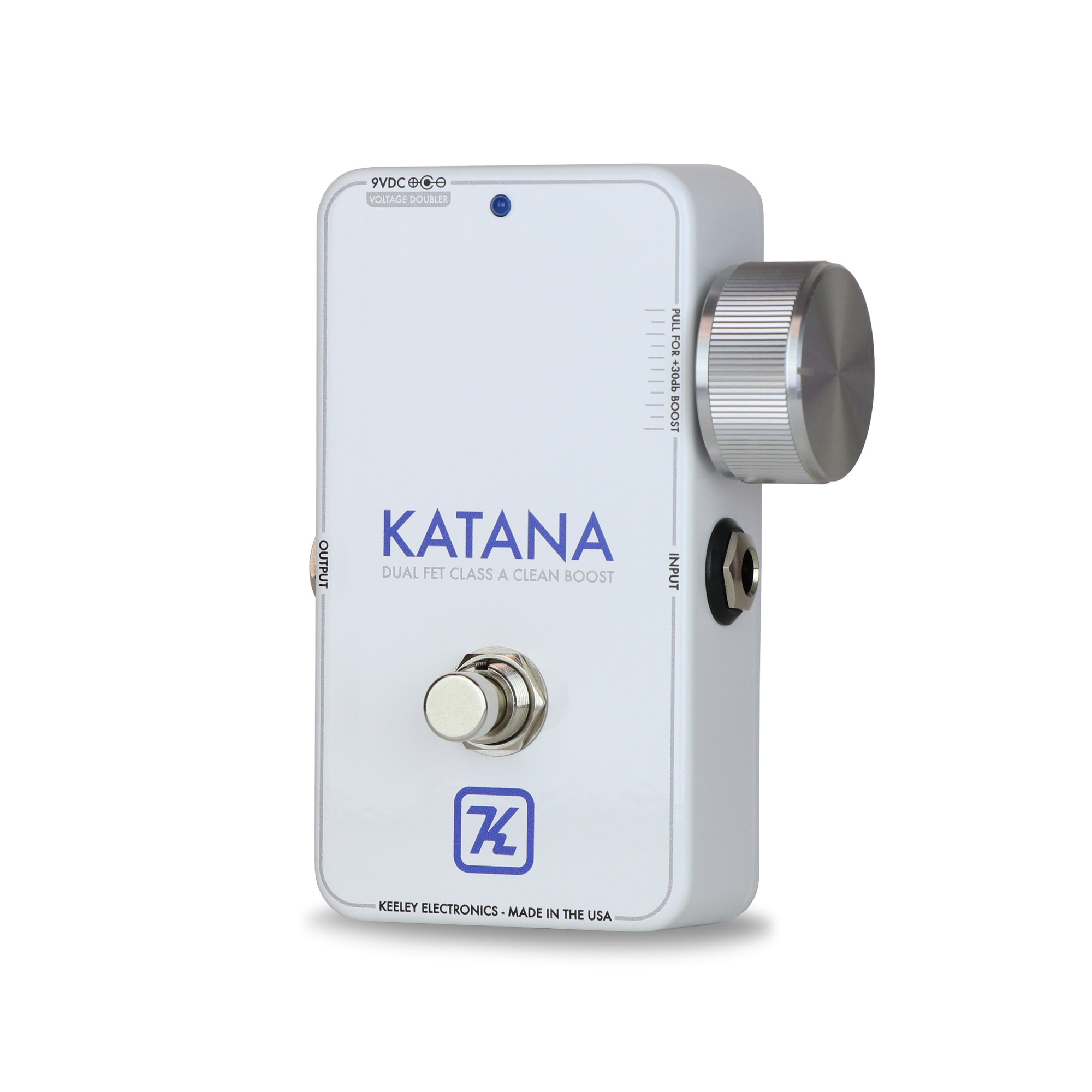Keeley  Electronics Katana Serie Limitee Blanc - Volume/Booster/Expression Effektpedal - Variation 1